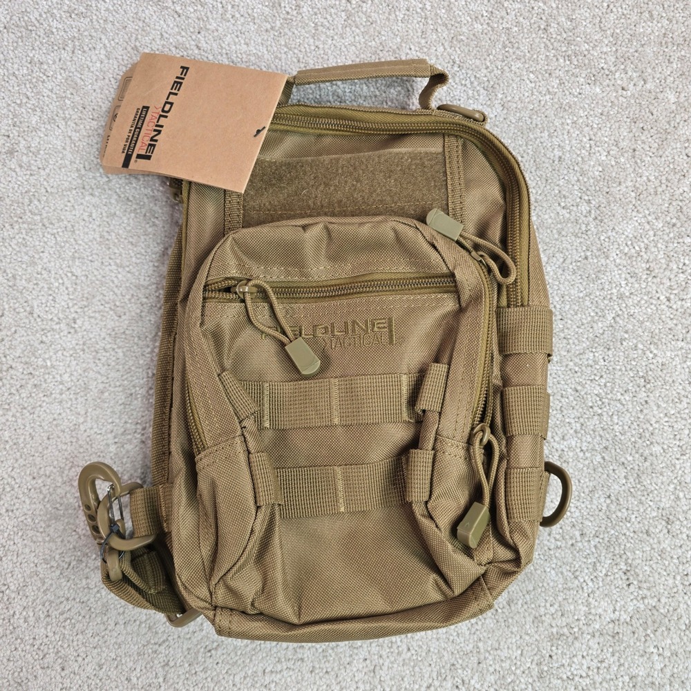 Fieldline Tactical Sling Backpack Coyote Brown CCW MOLLE 7.5L TPB023FLT-DCLY New